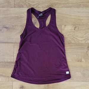 Vuori Deep Plum Scoop Tank Top